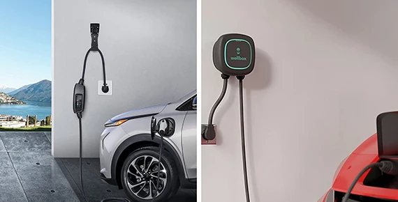 Installed 240-volt outlet for EV charging in Frederick, MD, ensuring properly wired and safe connections for optimal charging performance.