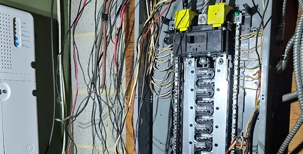 Electrical panel showcasing why to choose our electrical services.